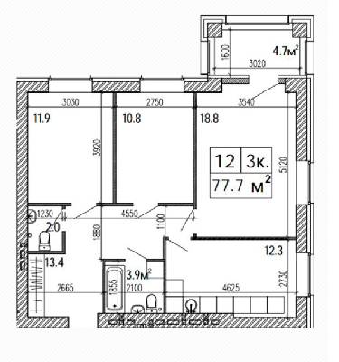 3-комнатная 77.7 м² в ЖК Suncity от 17 000 грн/м², Днепр