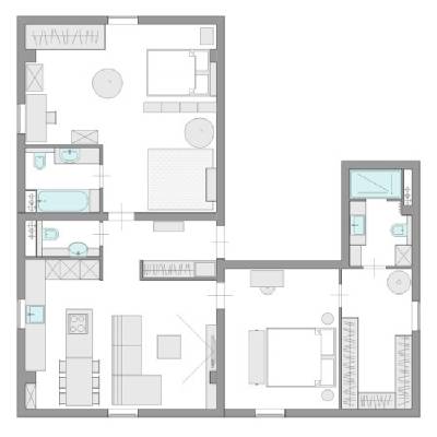 2-комнатная 95.1 м² в ЖК Ясный от 6 850 грн/м², с. Ясногородка