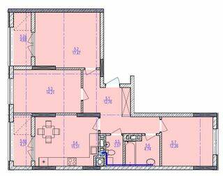 3-комнатная 86.54 м² в ЖК Garant City от 24 050 грн/м², г. Трускавец