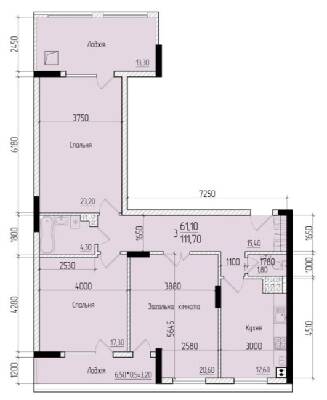 3-кімнатна 111.7 м² в ЖК Comfort Hall від 16 500 грн/м², Чернівці