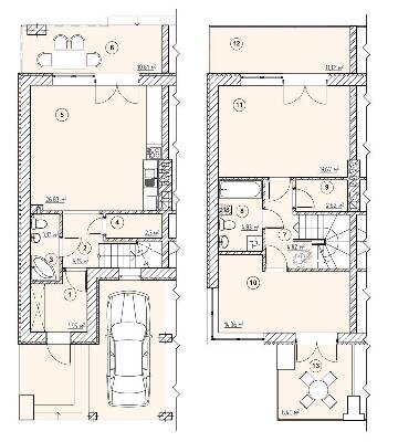 Таунхаус 98.76 м² в Таунхаус GreenVille від 14 277 грн/м², Рівне