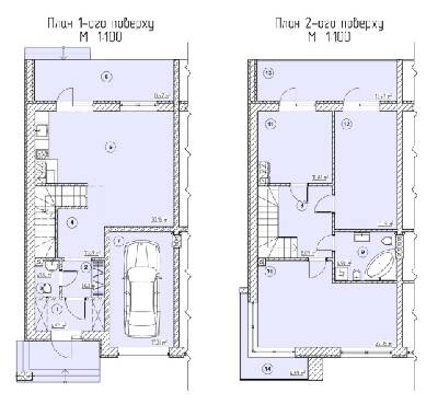 Таунхаус 148.27 м² в Таунхаус GreenVille від забудовника, Рівне