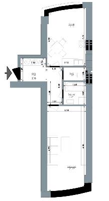 1-комнатная 48.13 м² в ЖК Bavaria City от 14 200 грн/м², с. Крюковщина