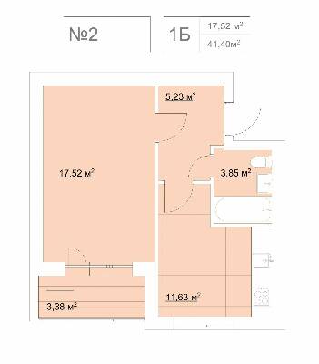 1-кімнатна 41.4 м² в ЖК Гранд Віллас від 11 000 грн/м², смт Ворзель
