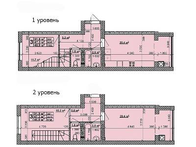 Дворівнева 92 м² в ЖК Нова Конча-Заспа від 16 500 грн/м², с. Ходосівка