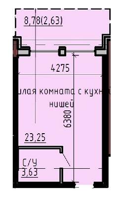 1-комнатная 29.51 м² в ЖК Пространство на Маячном от 30 000 грн/м², Одесса