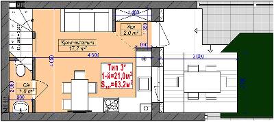 Таунхаус 63.2 м² в КП на ул. Владимирская (Красного пахаря), 3 от 13 085 грн/м², с. Святопетровское