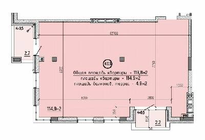 3-кімнатна 119.8 м² в ЖК Club House від 33 000 грн/м², Дніпро