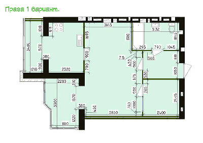 1-комнатная 58.5 м² в ЖК FOR-REST от 13 000 грн/м², с. Фонтанка