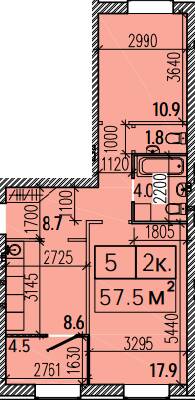 2-кімнатна 57.5 м² в ЖК Suncity від 17 000 грн/м², Дніпро