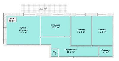 3-комнатная 100 м² в ЖК на ул. Малиновского, 20 от 30 100 грн/м², Винница