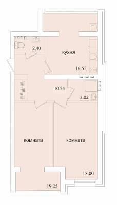 2-кімнатна 70 м² в КБ Brick House від 21 150 грн/м², с. Софіївська Борщагівка