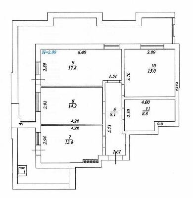 3-кімнатна 89.5 м² в КБ Brick House від 19 500 грн/м², с. Софіївська Борщагівка