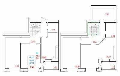 Двухуровневая 137.07 м² в ЖК Остров от 10 300 грн/м², г. Миргород