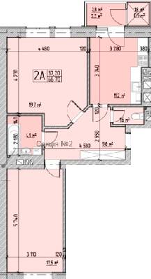 2-кімнатна 66.7 м² в ЖК Bridge Town від 17 750 грн/м², Рівне