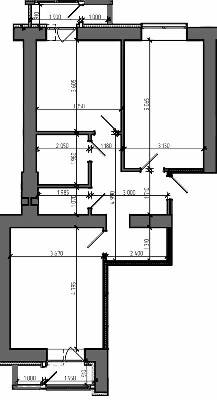 2-комнатная 63.23 м² в ЖК Театральний от 22 000 грн/м², Ровно