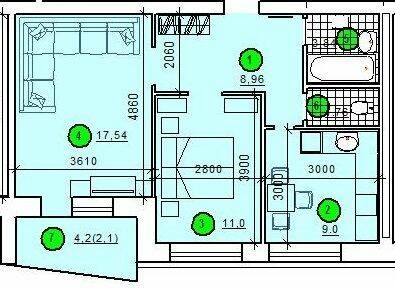 2-кімнатна 54.25 м² в ЖК Престиж від 10 000 грн/м², м. Радивилів