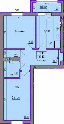 2-кімнатна 63.1 м² в ЖК Затишний квартал від 15 700 грн/м², с. Чагор