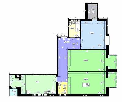 3-комнатная 122.43 м² в ЖК Парковый Лайф от 11 800 грн/м², г. Волочиск
