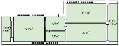 2-комнатная 54.99 м² в ЖК Дружный Двор от 13 950 грн/м², с. Солонка