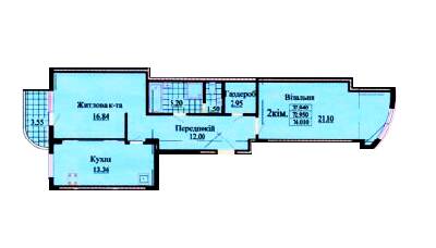 2-комнатная 74 м² в ЖК на вул. Роксолани, 16 от 20 350 грн/м², г. Трускавец