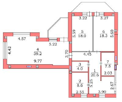 2-комнатная 121 м² в ЖК Клубная резиденция от 33 950 грн/м², г. Черноморск