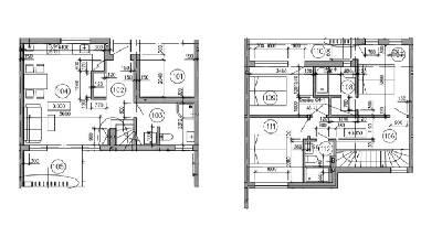 Таунхаус 105 м² в Таунхаусы California от 19 429 грн/м², с. Гатное