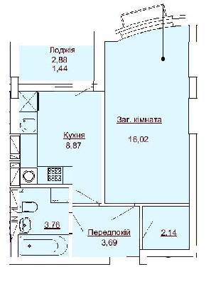 1-кімнатна 35.92 м² в ЖК Royal Park від 21 850 грн/м², м. Ірпінь