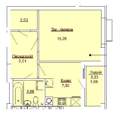 1-кімнатна 36.96 м² в ЖК Royal Park від 21 850 грн/м², м. Ірпінь