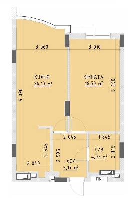1-кімнатна 49.83 м² в ЖК Central Bucha від 19 000 грн/м², м. Буча