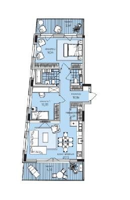 2-кімнатна 87.35 м² в ЖК Park Lake City від 34 086 грн/м², с. Підгірці