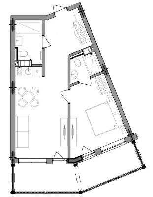 1-комнатная 56.45 м² в ЖК Apartel Skhidnytsya от 46 350 грн/м², пгт Сходница
