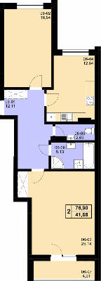 2-комнатная 76.9 м² в ЖК Resident Hall от 22 600 грн/м², Львов