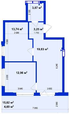 2-комнатная 58.34 м² в ЖК Utlandia-2 от 26 600 грн/м², г. Ирпень