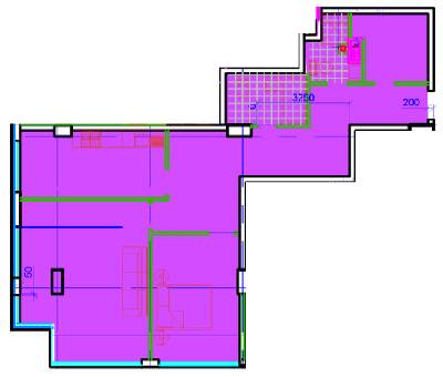 2-комнатная 88.25 м² в ЖК Central Park от 34 500 грн/м², Днепр