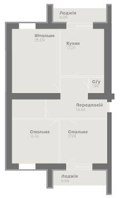 3-комнатная 110.77 м² в ЖК Central House от 18 800 грн/м², Николаев