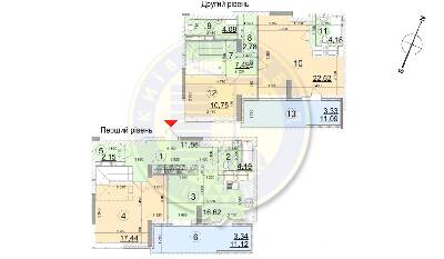 Двухуровневая 106.65 м² в ЖК FREEDOM от 27 160 грн/м², Киев