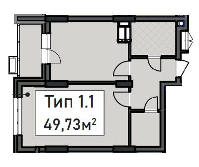 1-комнатная 49.73 м² в ЖК CRYSTAL RESIDENCE от 64 500 грн/м², Киев