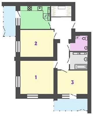 3-комнатная 99.89 м² в ЖК Жемчужина Днепра на Героев от 16 150 грн/м², Черкассы