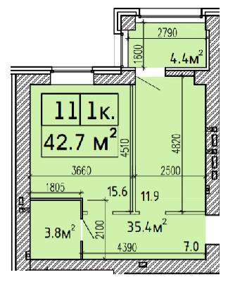 1-комнатная 42.7 м² в ЖК Suncity от 19 000 грн/м², Днепр