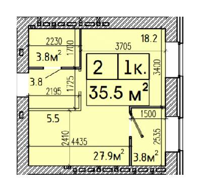 1-комнатная 35.5 м² в ЖК Suncity от 19 000 грн/м², Днепр