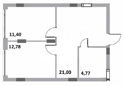2-комнатная 49.95 м² в ЖК Green Side от 21 000 грн/м², г. Ирпень