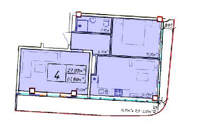 2-комнатная 61.8 м² в ЖК Graf у моря от 42 600 грн/м², Одесса