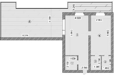 1-комнатная 72 м² в КД Greenwood от 30 600 грн/м², Киев