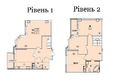 Дворівнева 128.1 м² в ЖК Дмитрівський від 18 100 грн/м², Одеса
