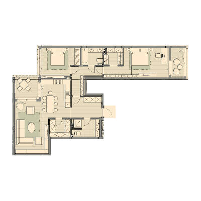 3-комнатная 112.8 м² в ЖК Luxberry lakes & forest от 31 000 грн/м², пгт Козин