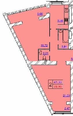 2-комнатная 74.98 м² в ЖК Grand Royal от 15 500 грн/м², Хмельницкий