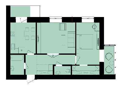 2-комнатная 69.64 м² в ЖК Вишневый от 12 000 грн/м², Хмельницкий