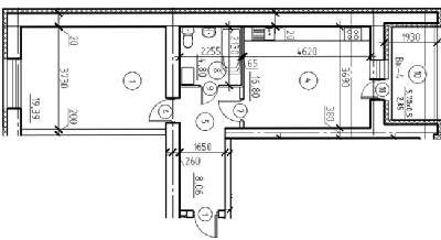 2-кімнатна 54.32 м² в ЖК Еспланада від 12 850 грн/м², Суми