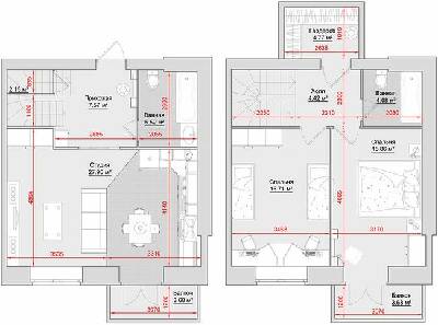 Двухуровневая 95 м² в ЖК на ул. Троицкая, 74 от 17 850 грн/м², г. Кременчуг